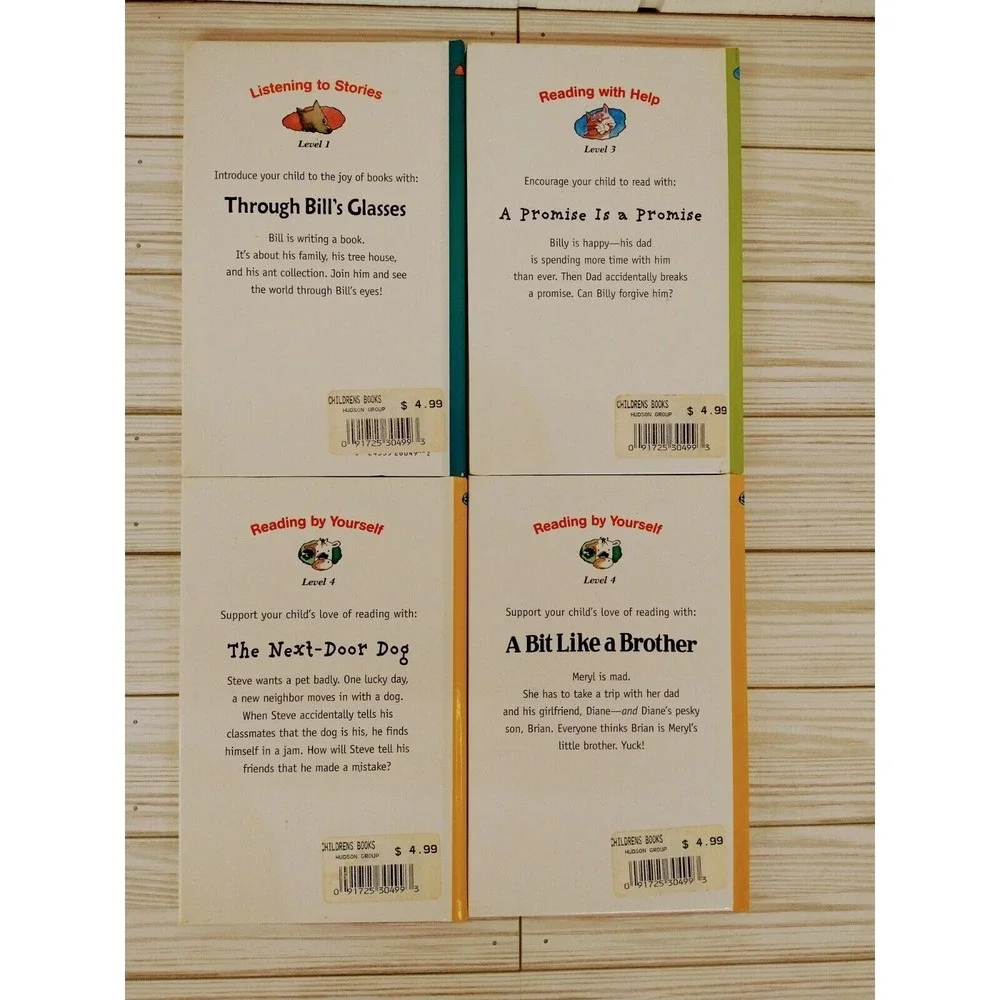 Bundle of Kids Hardcover Books Reading by Yourself Help Alphabet Garden LOT of 4